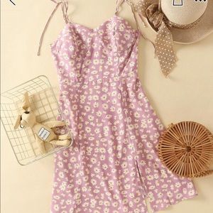 Shein Bustier Daisy Cami Dress